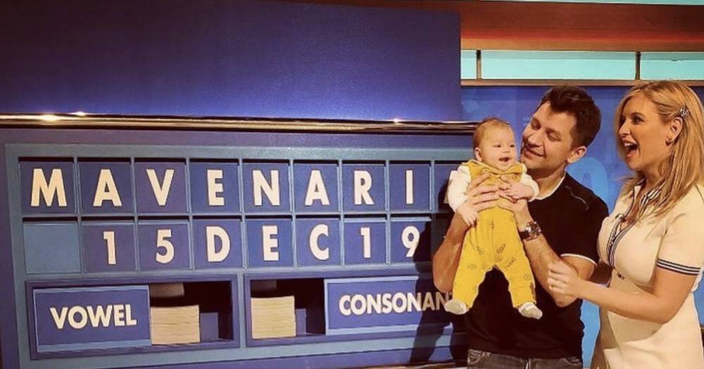 Rachel Riley returns to Countdown for first time since birth bringing along daughter Maven and Pasha - www.ok.co.uk