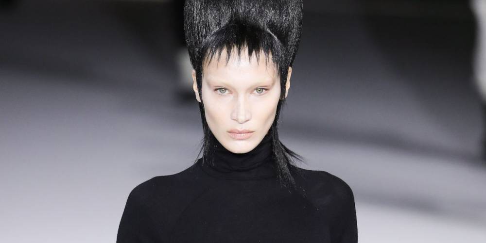Bella Hadid Is Unrecognizable in a Gothic Wig During Paris Fashion Week - www.harpersbazaar.com