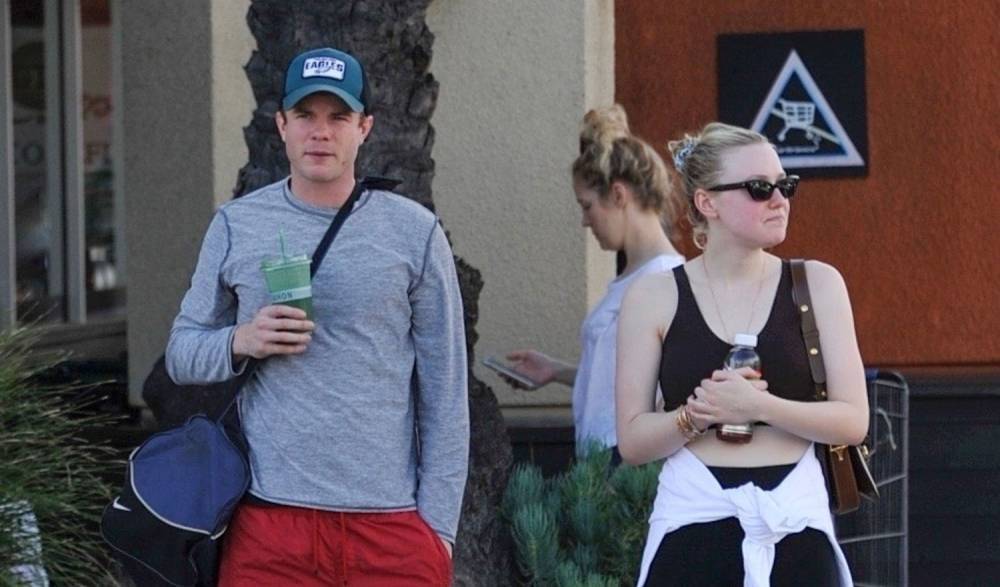 Dakota Fanning Gets In a Workout with Actor Graham Rogers - www.justjared.com - Los Angeles - county Graham