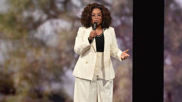 Oprah Winfrey Falls Flat On Stage At Event Stedman Races To Help Her Up — Watch - hollywoodlife.com - California