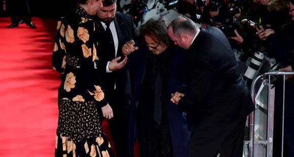 BAFTA 2020: The Irishman star Al Pacino trips and FALLS on the red carpet; See Photos - www.pinkvilla.com - Britain