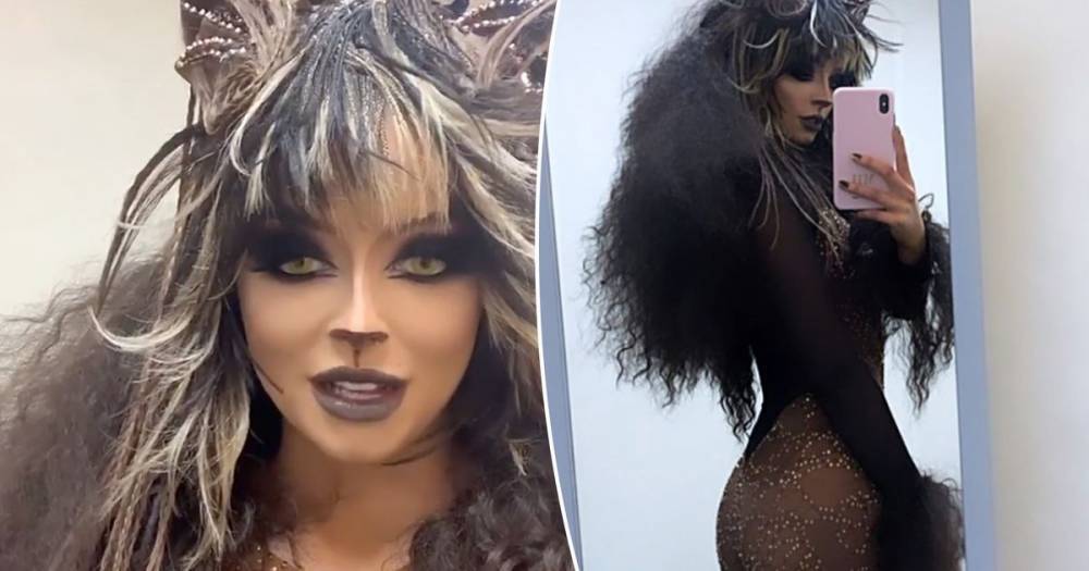 Maura Higgins wears spooky werewolf outfit for Dancing On Ice and looks totally unrecognisable - www.ok.co.uk