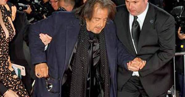 The Irishman star Al Pacino suffers dramatic fall on BAFTA 2020 red carpet - www.msn.com - Britain - Hollywood - county Hall - county Martin - county Pitt - county Hopkins