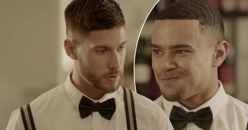 Love Island’s Jack Fowler spits in food while Wes Nelson grimaces in the pair’s acting debut - www.ok.co.uk