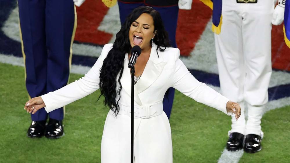 Super Bowl: Demi Lovato Delivers Powerful National Anthem Performance - www.hollywoodreporter.com - Miami - San Francisco - Kansas City