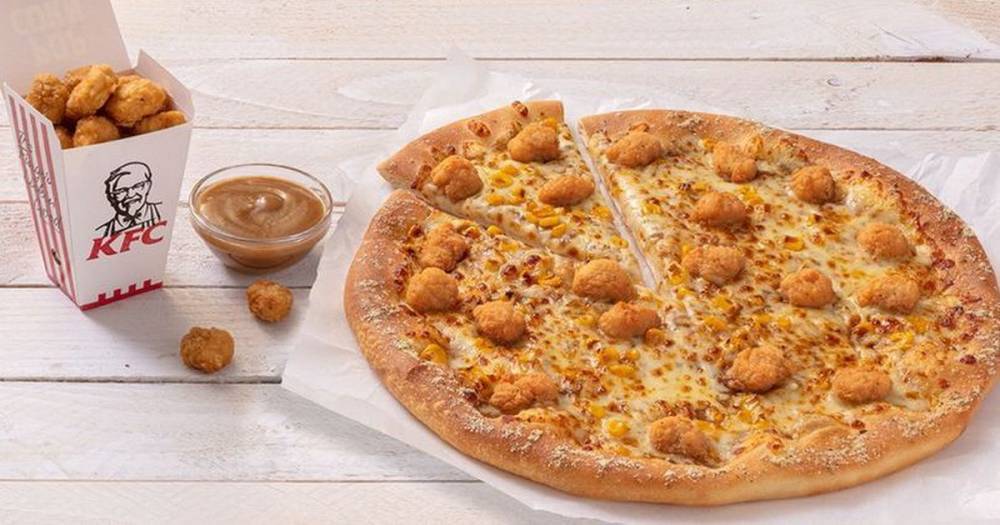 How to get two KFC Popcorn Chicken Pizzas and a side tonight for £7 with Just Eat - www.dailyrecord.co.uk
