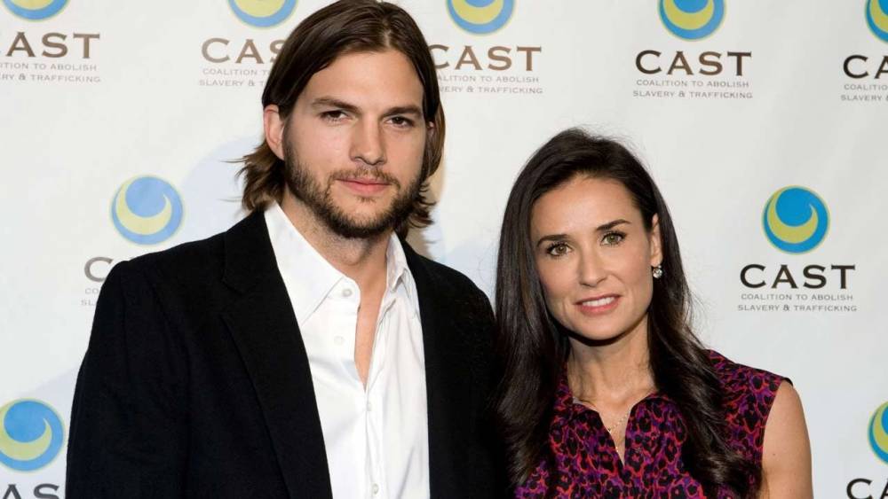 Ashton Kutcher Says He Makes Sure to 'Stay in Touch' With Ex-Wife Demi Moore's Kids - www.etonline.com