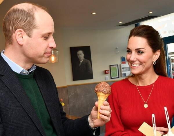 Prince William and Kate Middleton Show Their Sweet Side on South Wales Ice Cream Date - www.eonline.com - county Hughes