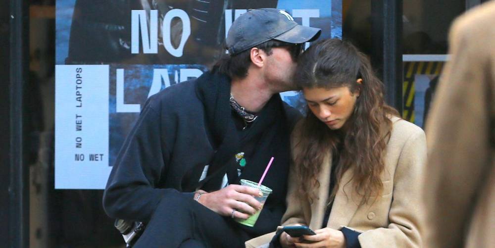 Zendaya and Jacob Elordi Had a Moment in New York City - www.elle.com - New York