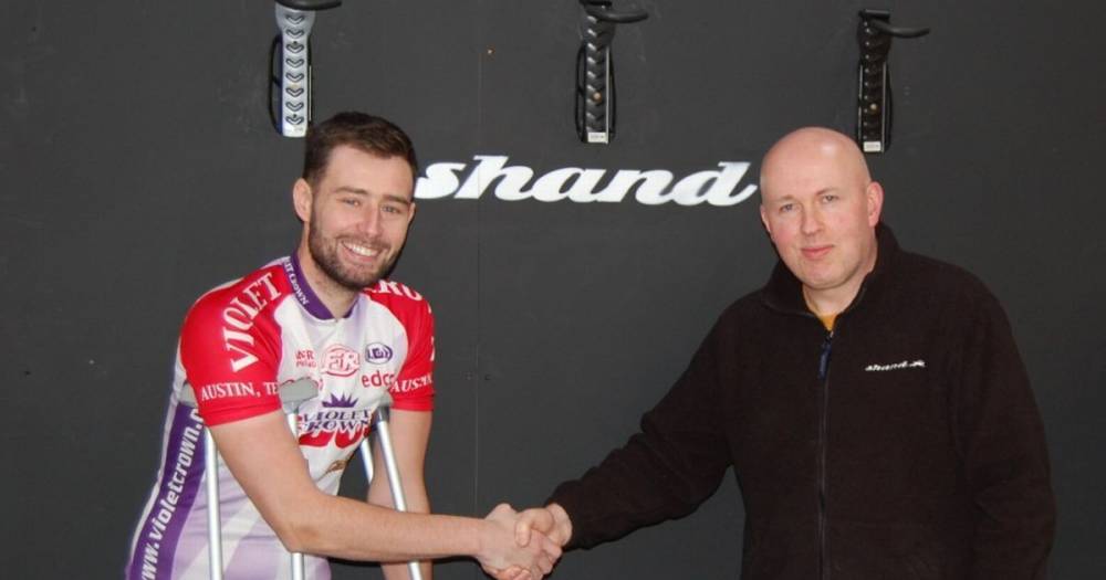 Charity cyclist who survived 70 MPH crash delighted to receive new bike - www.dailyrecord.co.uk - Texas - county Livingston