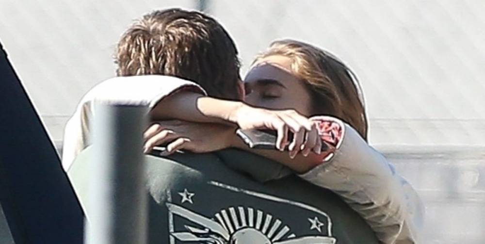Liam Hemsworth and Gabriella Brooks Made Out Outside the Gym - www.elle.com - Australia - Los Angeles