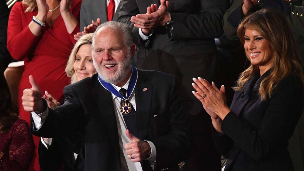 Rush Limbaugh Awarded Presidential Medal of Freedom During State of the Union Address - www.hollywoodreporter.com - USA