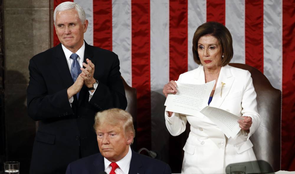 State Of The Union Ratings Crash In Early Results As Donald Trump Takes The Leash Off &amp; Nancy Pelosi Rips It Up - deadline.com - state Iowa