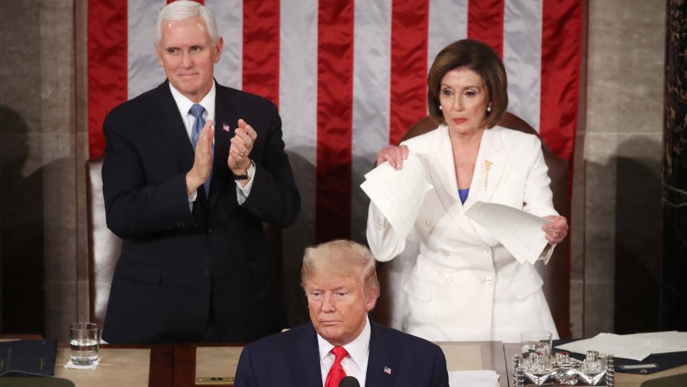 Nancy Pelosi Rips Up Trump's Speech After State of the Union - www.hollywoodreporter.com - USA