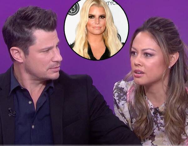 Vanessa Lachey Defends Her Awkward Reaction to Jessica Simpson Question - www.eonline.com