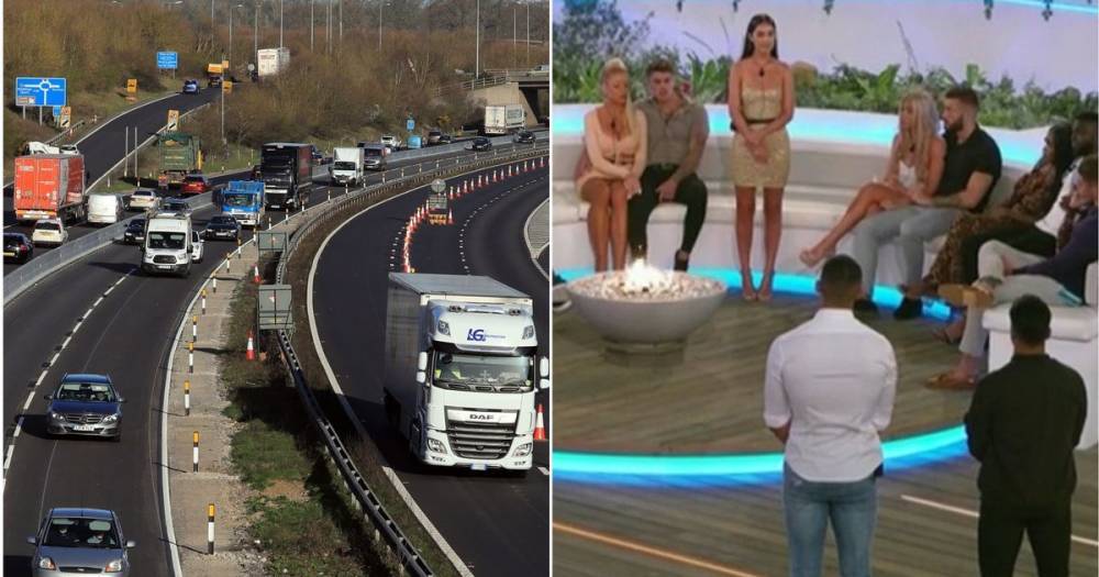 Police catch driver hogging the middle lane of the M20 - they were watching Love Island - www.manchestereveningnews.co.uk - county Kent - city Kent