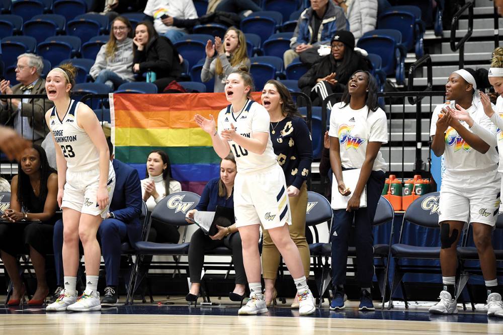 George Washington University’s women’s basketball team goes out of its way to support LGBTQ players - www.metroweekly.com - George - Washington, county George