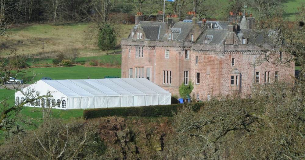Dream wedding marquee at castle should be moved it is claimed - www.dailyrecord.co.uk - Scotland