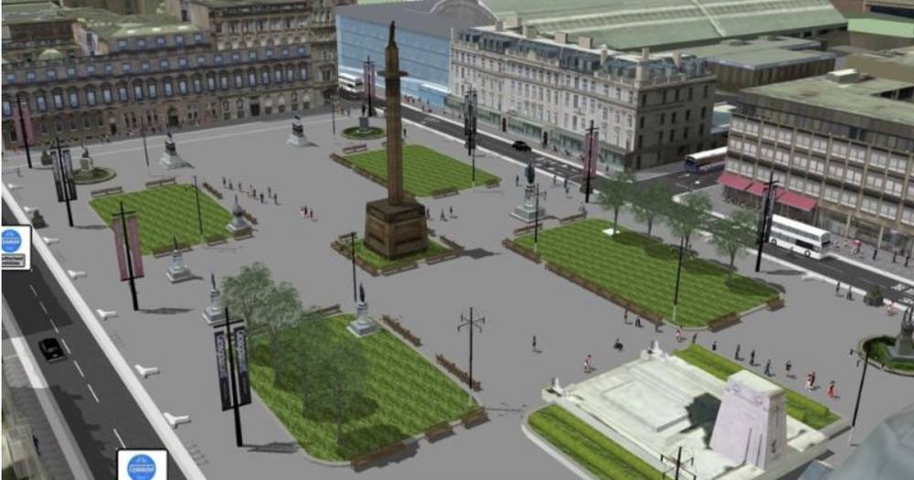 Glasgow's George Square pedestrian plan gets green light from council - www.dailyrecord.co.uk