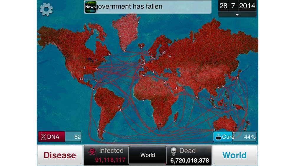 Mobile Games Hotspot: 'Plague Inc.' Tops App Store Amid Coronavirus Outbreak - www.hollywoodreporter.com - city Wuhan