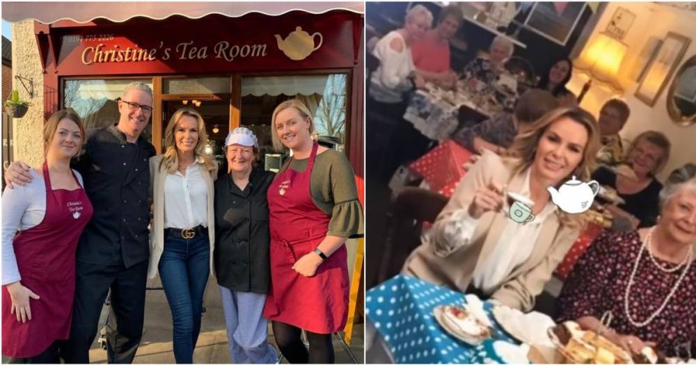 Amanda Holden visits tearoom in Irlam as Britain's Got Talent auditions come to Salford - www.manchestereveningnews.co.uk - Britain