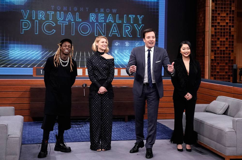 Watch Lil Wayne Play Virtual Reality Pictionary With Claire Danes and Lana Condor on 'Fallon' - www.billboard.com