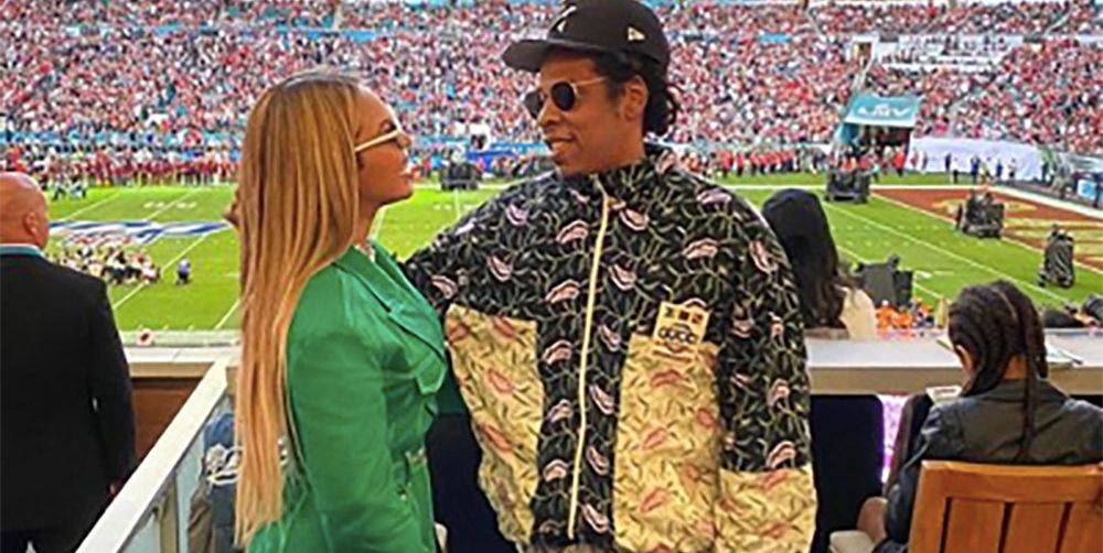 Jay-Z Explains Why He and Beyoncé Didn't Stand During the Super Bowl National Anthem - www.elle.com