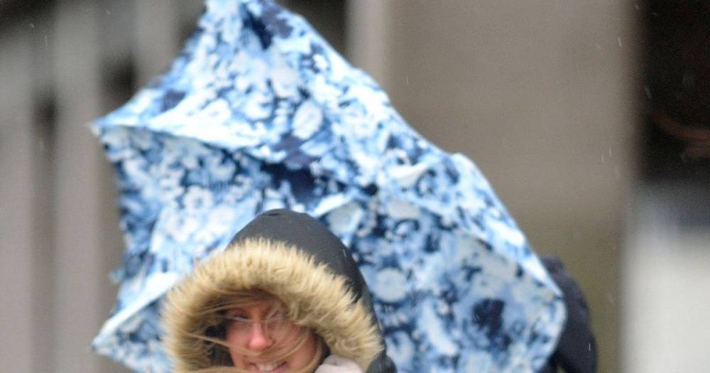 Severe winds will batter north tomorrow with 80mph gust warning for Sunday - www.manchestereveningnews.co.uk - Britain - Scotland - city Belfast