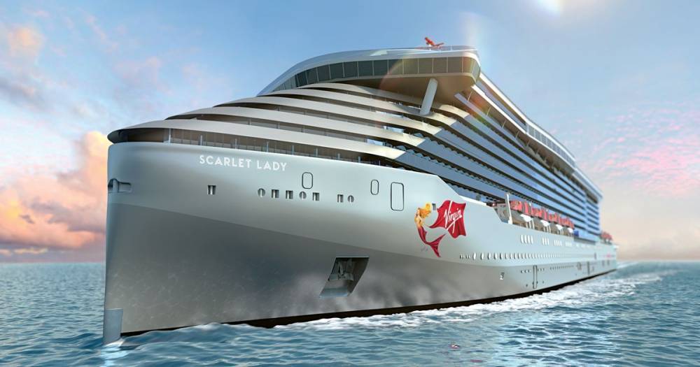 This is when Virgin's adult-only £600m rockstar-themed cruise liner Scarlet Lady will dock in Liverpool this month - www.manchestereveningnews.co.uk - Britain