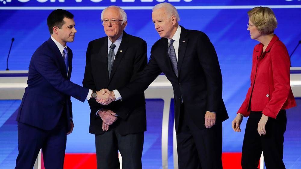 Democratic Debate: Joe Biden, Bernie Sanders, Amy Klobuchar Take Aim at Pete Buttigieg - variety.com - Manchester - state New Hampshire