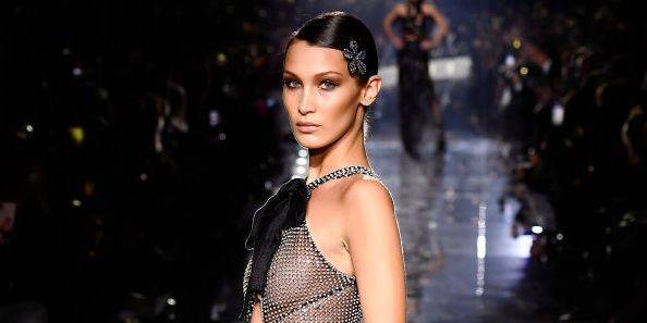 Bella Hadid Just Shut Down the Runway in a Completely Sheer Gown for Tom Ford - www.harpersbazaar.com - Hollywood