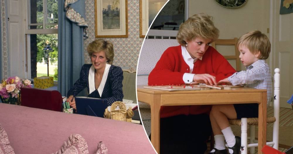 Inside Princess Diana's private quarters at Kensington Palace where she lived with Prince Charles, William and Harry - www.ok.co.uk - county Charles