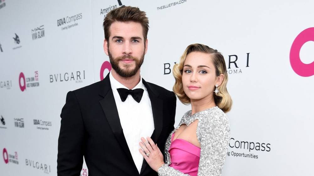 Miley Cyrus and Liam Hemsworth Spotted at Same Party Weeks After Finalizing Divorce - www.etonline.com - Los Angeles