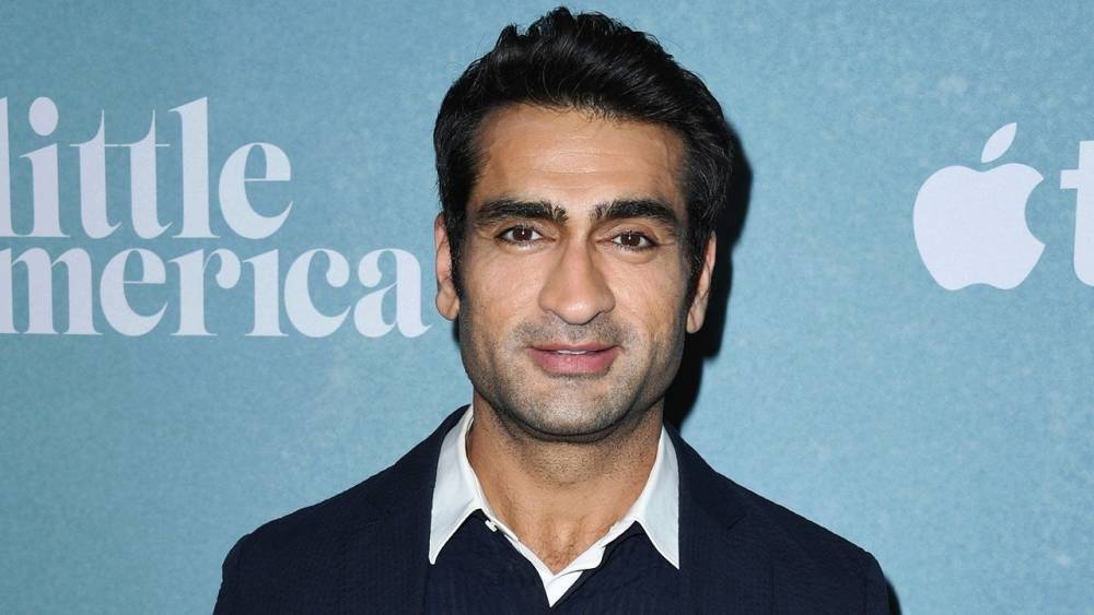 Kumail Nanjiani Shows Off His Dad's Socks That Feature Him and His Chiseled Physique - www.etonline.com