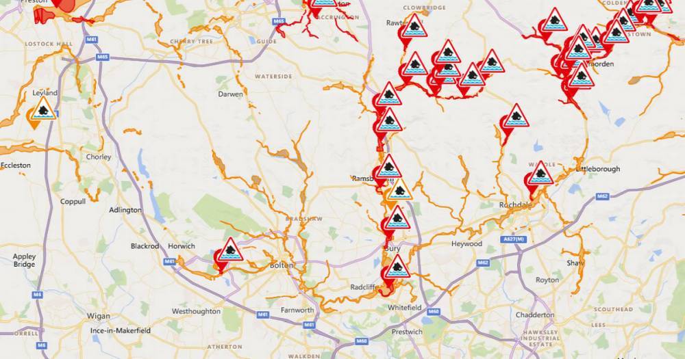 Storm Ciara: Six flood warnings issued in Greater Manchester - www.manchestereveningnews.co.uk - Manchester