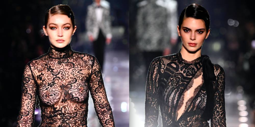 Gigi Hadid and Kendall Jenner's Naked Lace Looks Will Make You Rethink Bras - www.harpersbazaar.com - Hollywood