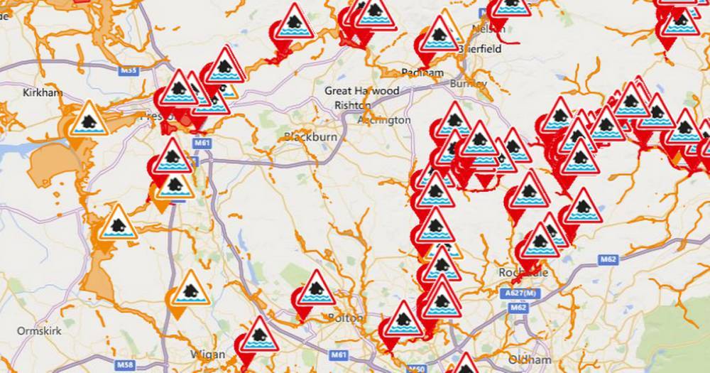 These are all the flood warnings in place in and around Greater Manchester - www.manchestereveningnews.co.uk - Britain - Manchester