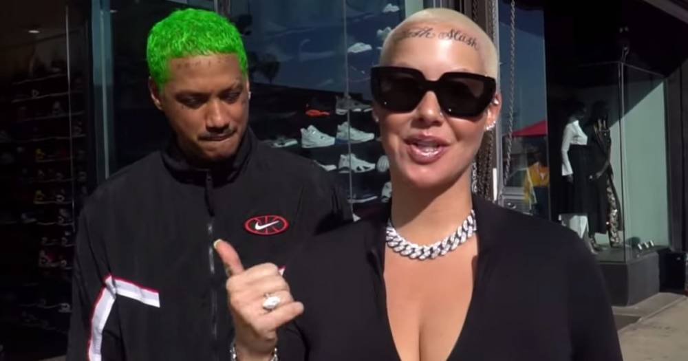 Amber Rose Debuts New Face Tattoos of Her Children’s Names - www.usmagazine.com - Los Angeles