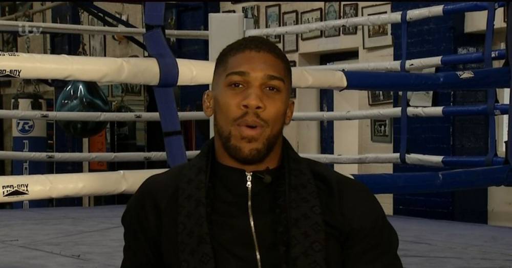Anthony Joshua confirms big fight announcement on Saturday Night Takeaway - www.manchestereveningnews.co.uk - London