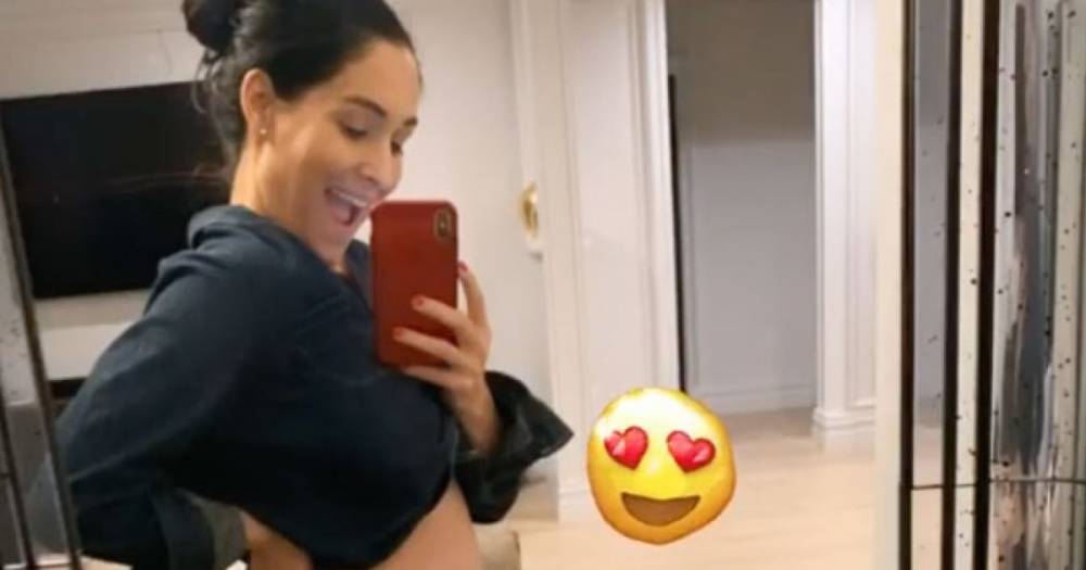 Pregnant Nikki Bella Proudly Shows Off Her 17-Week Baby Bump - flipboard.com