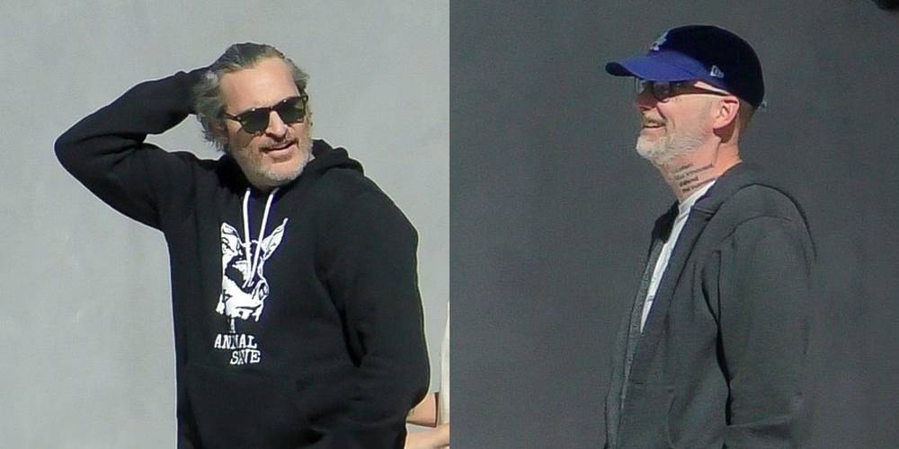 Joaquin Phoenix & Moby Grab Lunch Together in LA - www.justjared.com - Los Angeles