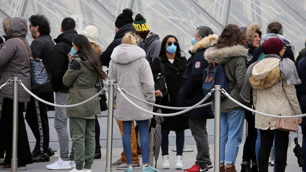 Virus fears close down France's famed Louvre Museum - abcnews.go.com - France - Paris