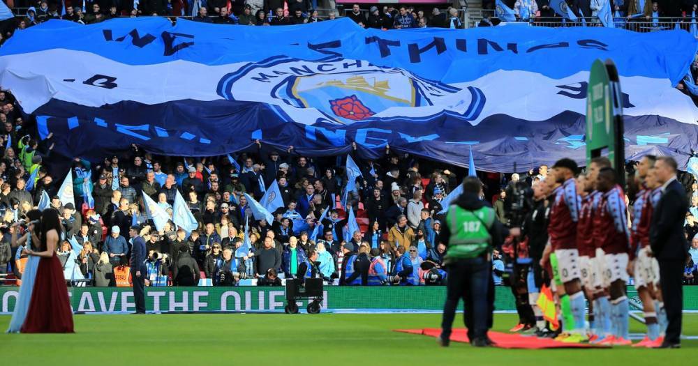 Man City fans outnumber Aston Villa supporters at Wembley for the Carabao Cup final - www.manchestereveningnews.co.uk - Manchester
