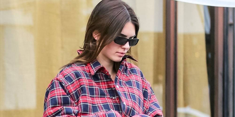 Kendall Jenner Rocks A Plaid Jacket While Shopping in LA - www.justjared.com