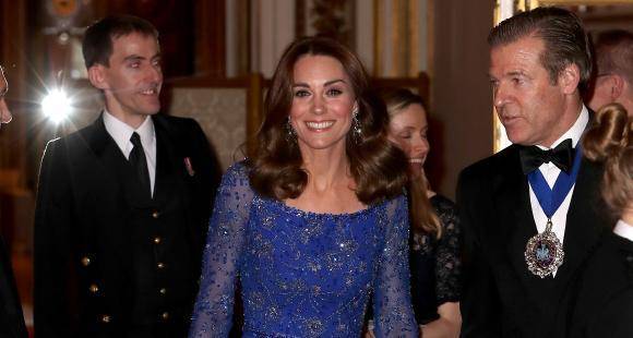 PHOTOS: Kate Middleton dazzles in sapphire gown during Place2Be gala dinner; speaks candidly on mental health - www.pinkvilla.com