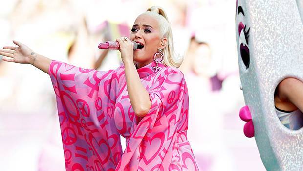 Katy Perry Shows Off Baby Bump In Pink Dress For 1st Live Performance of ‘Never Worn White’ - hollywoodlife.com - Australia