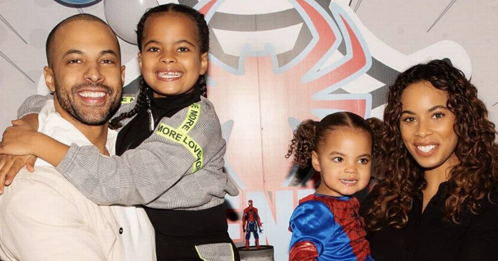 Inside Rochelle Humes' Spiderman surprise for daughter Valentina's third birthday as Marvin dons skintight costume - www.ok.co.uk