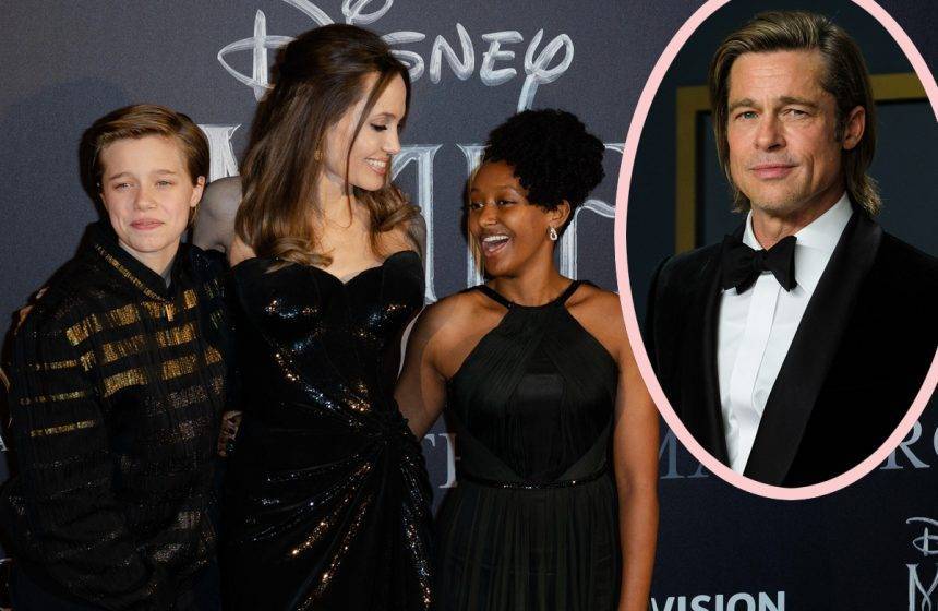Angelina Jolie Reveals Daughters’ Recent Surgeries — So That’s Why Brad Pitt Took A Break From Award Season! - perezhilton.com