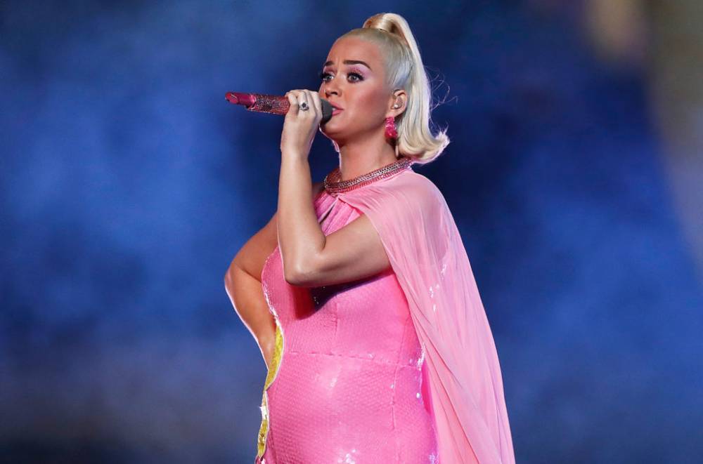Katy Perry Performs 'Never Worn White' For First Time, Jokes That Her Pregnancy Is Not 'A Breakfast Burrito' - www.billboard.com - Australia
