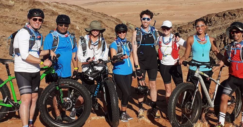 Who took part in the Namibia challenge for Sport Relief 2020? - www.manchestereveningnews.co.uk - Britain - Namibia